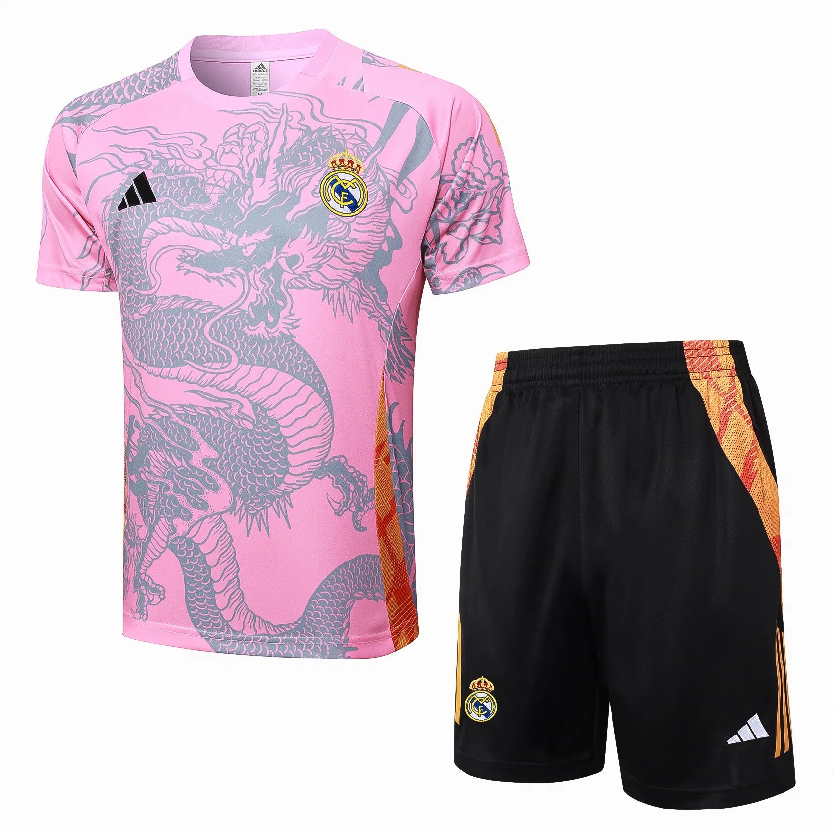 Conjunto Real Madrid Treino 24/25 Rosa Drago