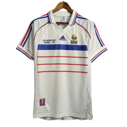 Camisa França Away 19/98 Retro Branca