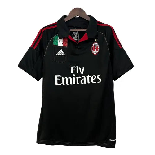 Camisa Milan Third 12/13 Retro Preta