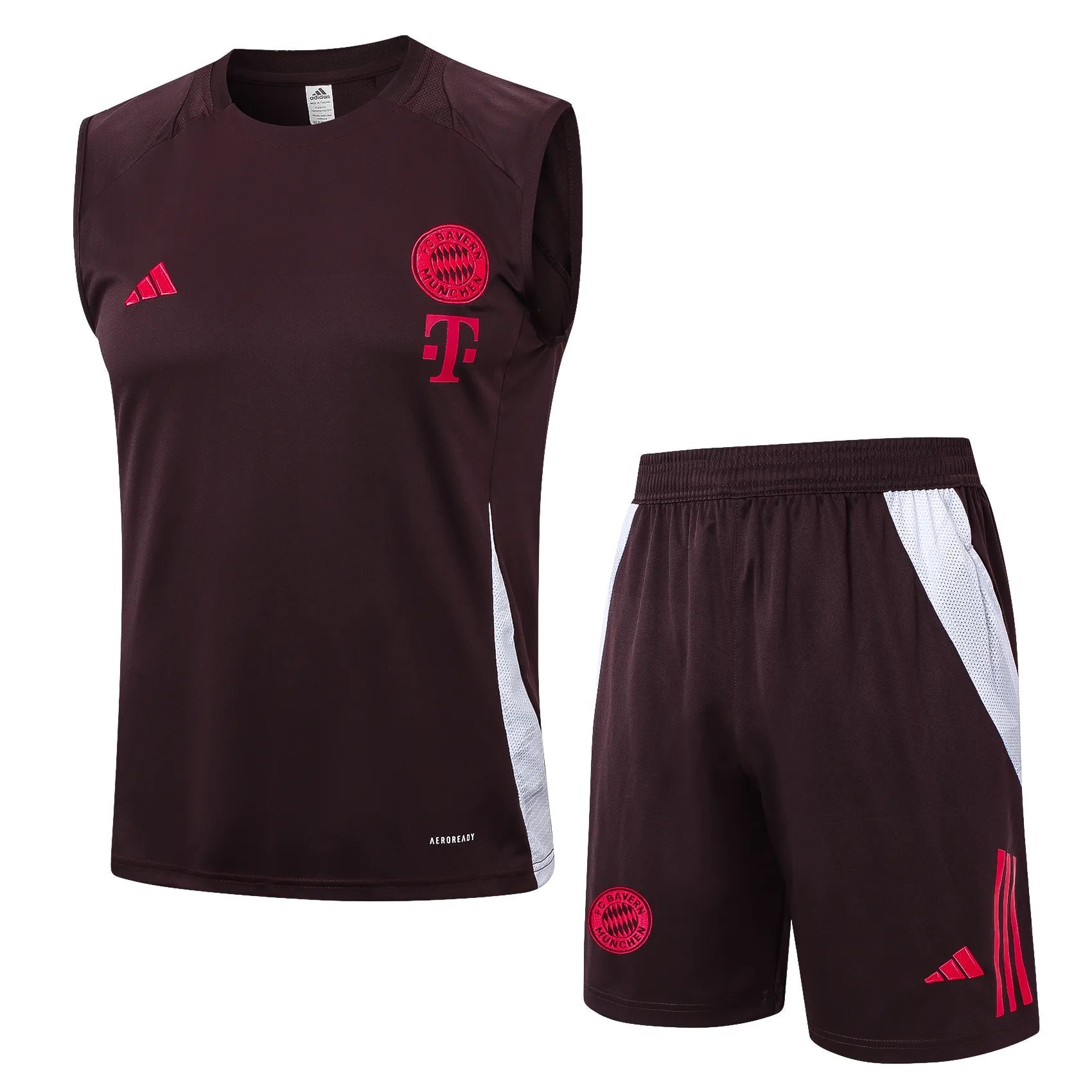 Conjunto Bayern De Munique Treino Regata 24/25 Vinho