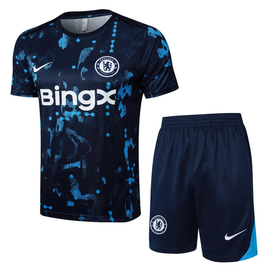 Conjunto Chelsea Treino 24/25 Azul Escuro