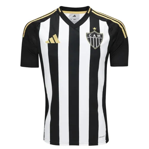 Camisa Atletico Mineiro Home 25/26 Preta E Branca