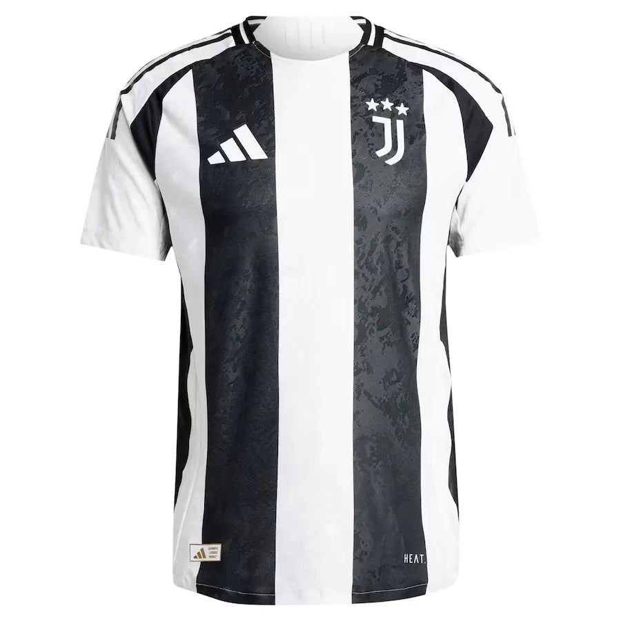 Camisa Juventus Home 24/25 Jogador Branca E Preta