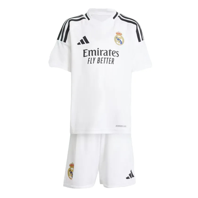 Conjunto Infantil Real Madrid I 24/25 Branco