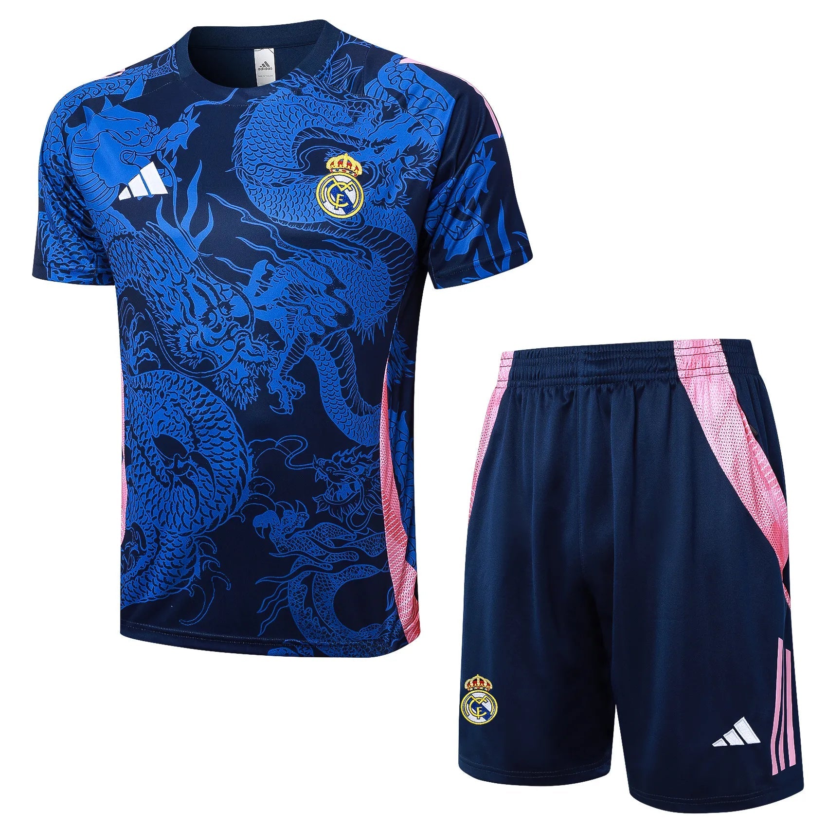 Conjunto Real Madrid Treino 24/25 Azul Drago