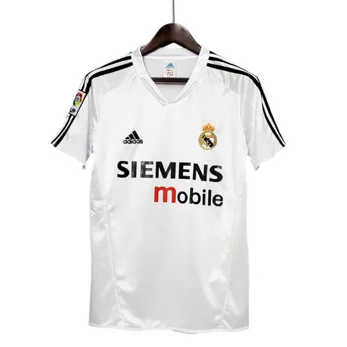 Camisa Real Madrid Home 04/05 Retro Branca