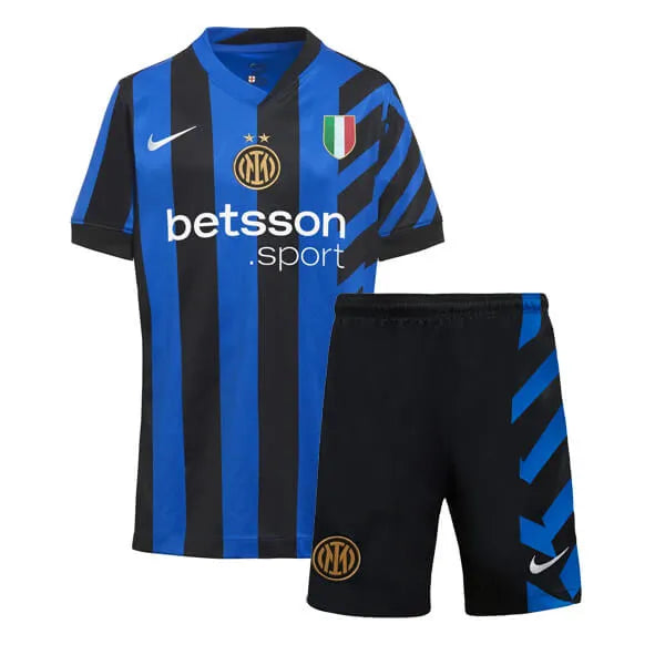Conjunto Infantil Inter de Milão I 24/25 Azul E Preto
