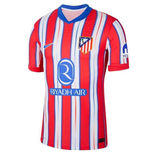 Camisa Atlético De Madrid Home 24/25 Branca E Vermelha