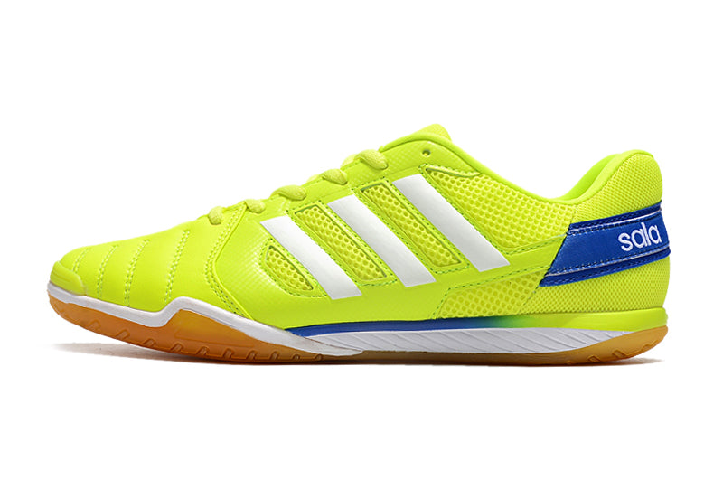 Chuteira Futsal Adidas Top Sala Ic Verde E Branca