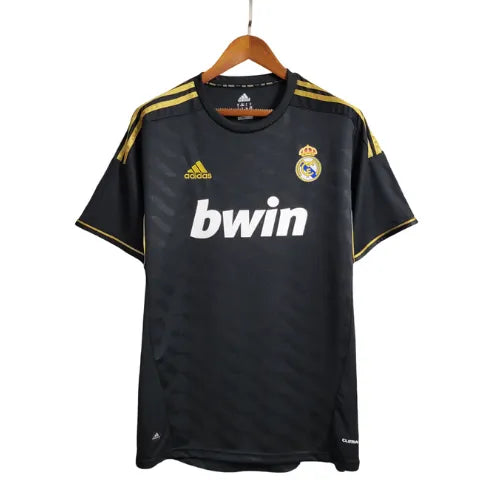 Camisa Real Madrid Away 11/12 Retro Preta