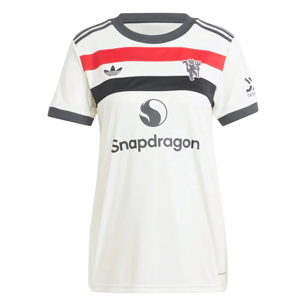 Camisa Manchester United Feminina Third 24/25 Branca