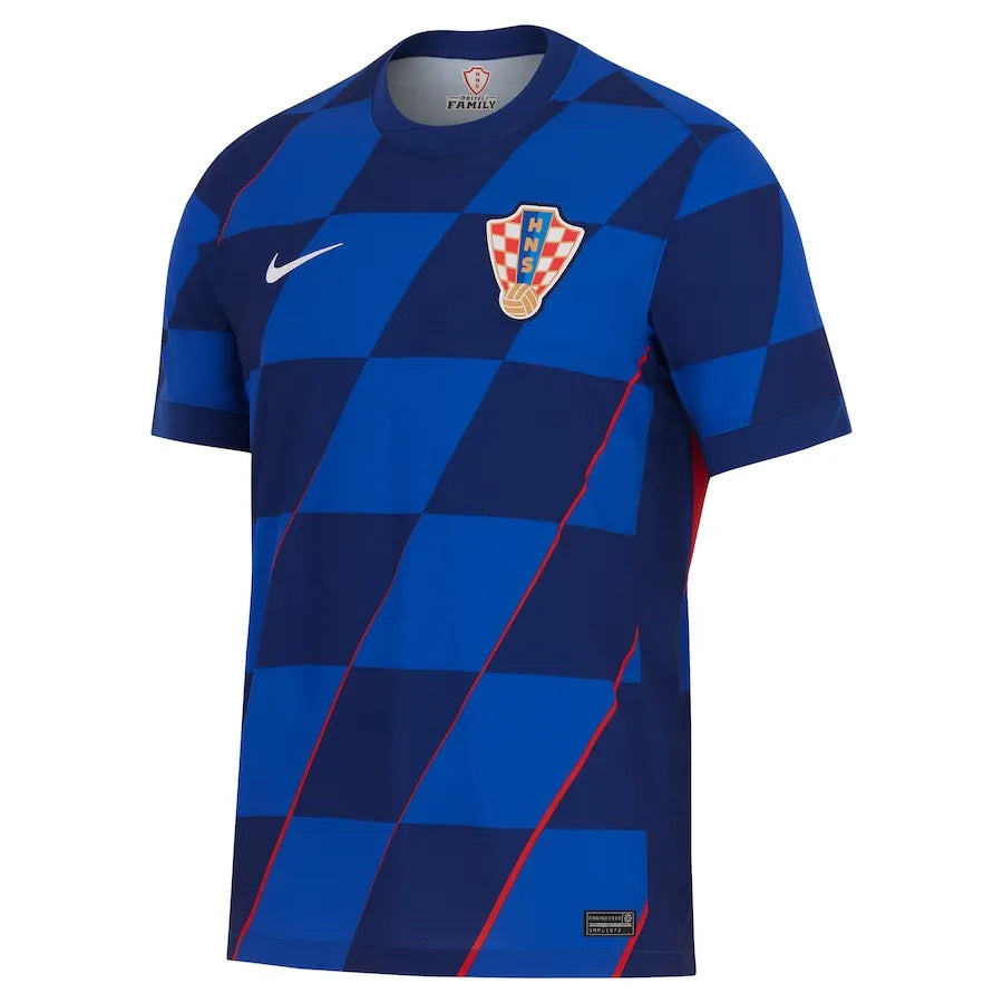 Camisa Croácia Away 20/24 Azul