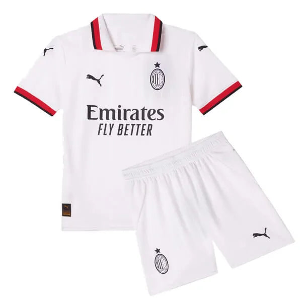 Conjunto Infantil Milan Ii 24/25 Branco