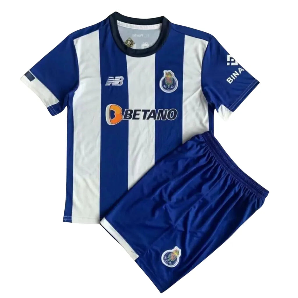 Conjunto Infantil Porto I 23/24 Branco E Azul