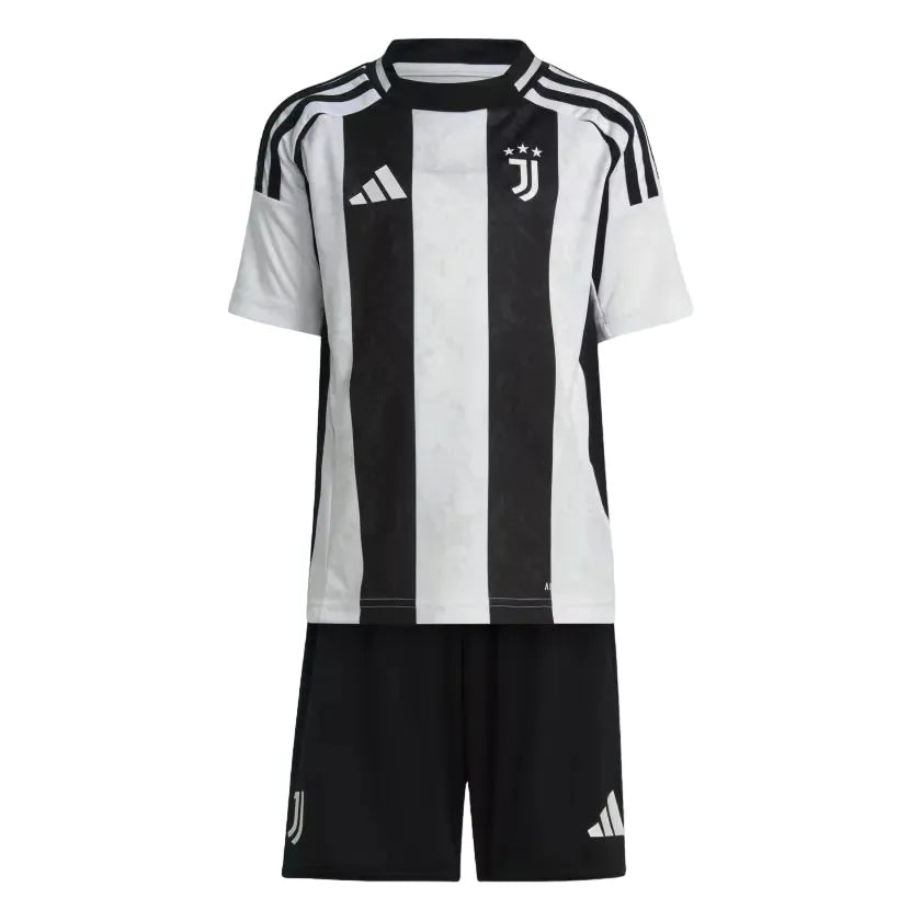 Conjunto Infantil Juventus I 24/25 Branco E Preto